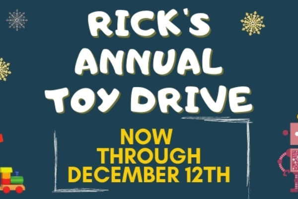 Image for Rick’s Annual Toy Drive 2020!!