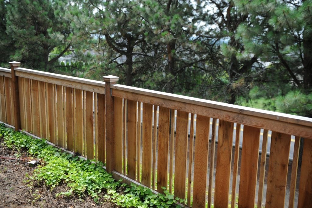 1031 Custom Cedar Fencing Custom Semi Privacy Cedar Fencing