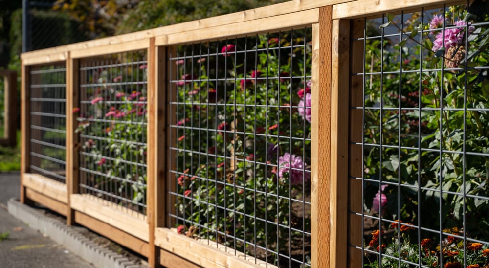 GardenGrid Cedar Fencing 2 GardenGrid Cedar Fencing 2