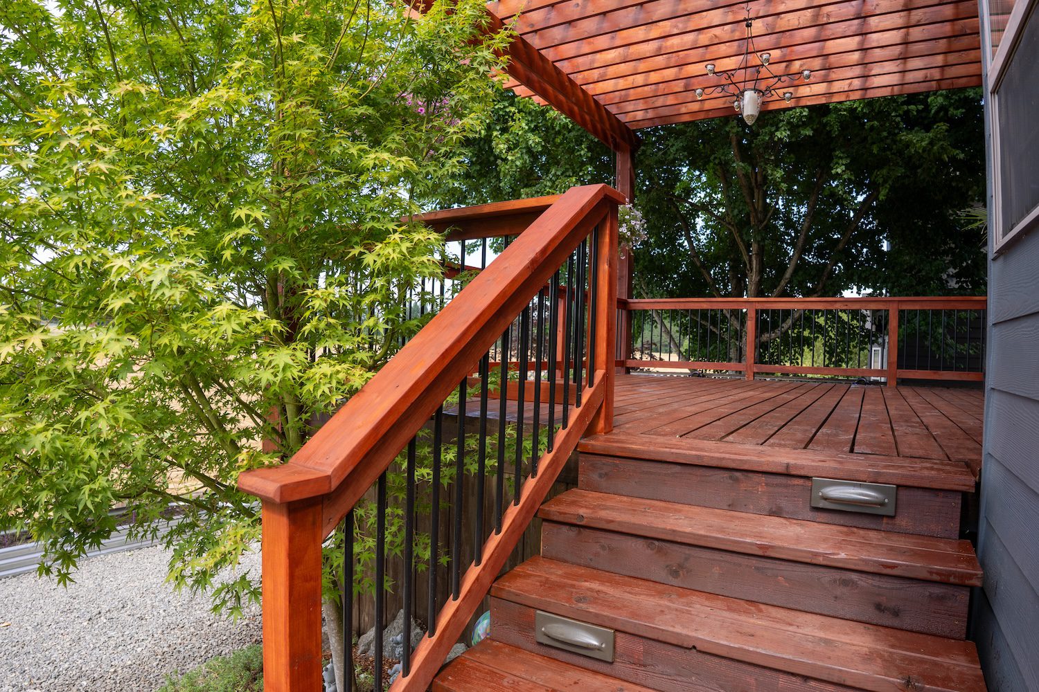 1093 Cedar Handrails
