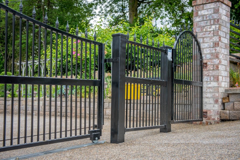 1003 Ornamental Gates Steel gates form Rick's Custom fencing and decking