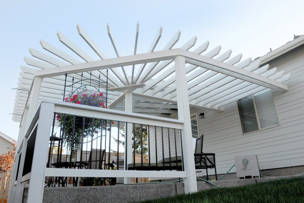 1053 Covers Pergolas Vinyl custom vinyl pergola