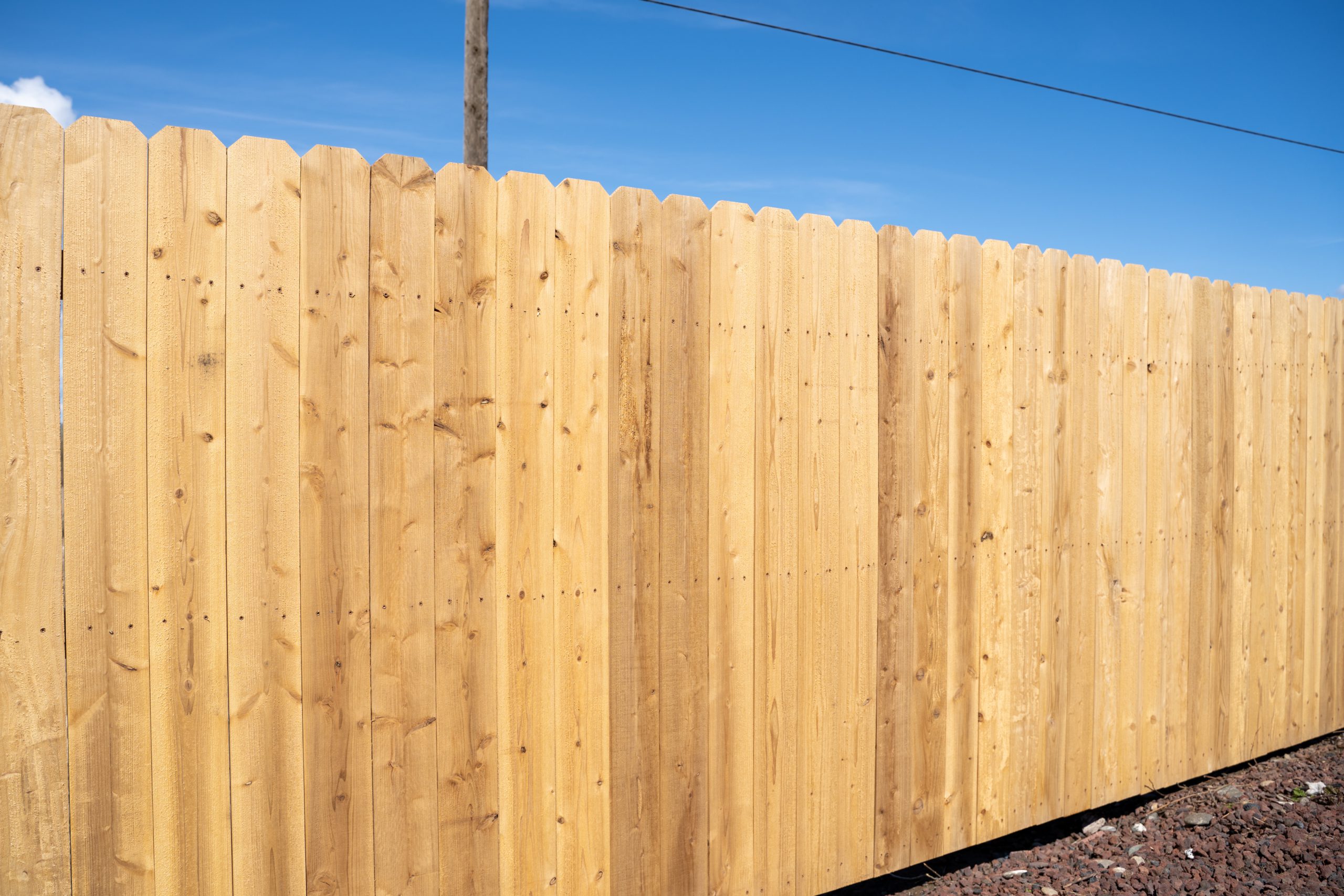2022 Ugly fence winner After -1 New wooden cedar fence