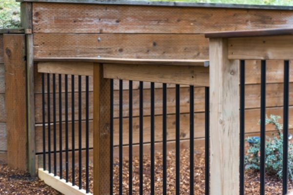 Image for Cedar Handrail with Aluminum Balusters
