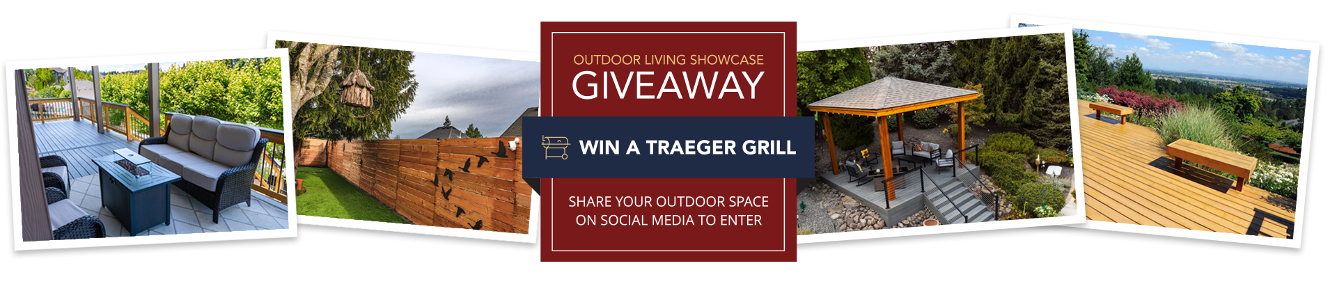 Outdoor giveaway banner Outdoor giveaway banner