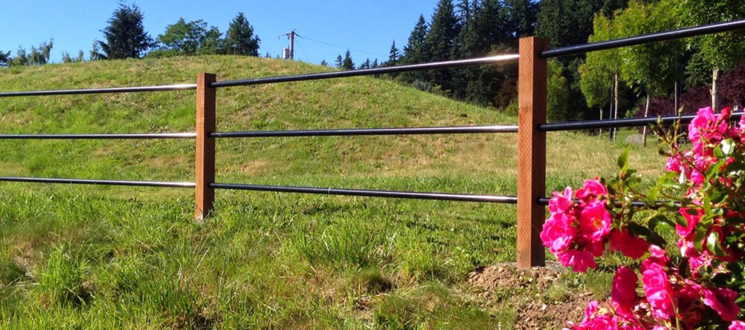 Pipe Rail Fencing