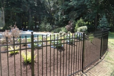 1067 Regis Aluminum Fencing Aluminum Fencing with ball post caps