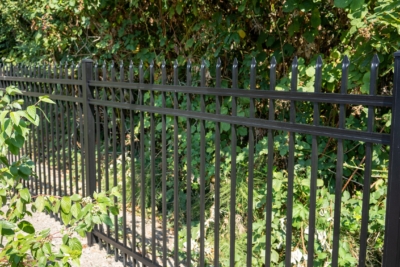 1069 Regis Aluminum Fencing Black Aluminum Fencing with spears