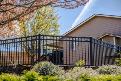 1082 Regis Aluminum Fencing Flat top Aluminum Fencing in Salem, OR