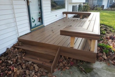 1021 Benches U shaped deck bench
