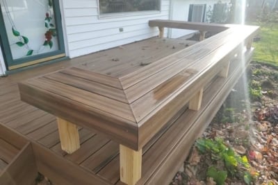1023 Benches Aramdillo deck bench