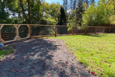 1017 Custom Cedar Fencing Custom hog panel fencing