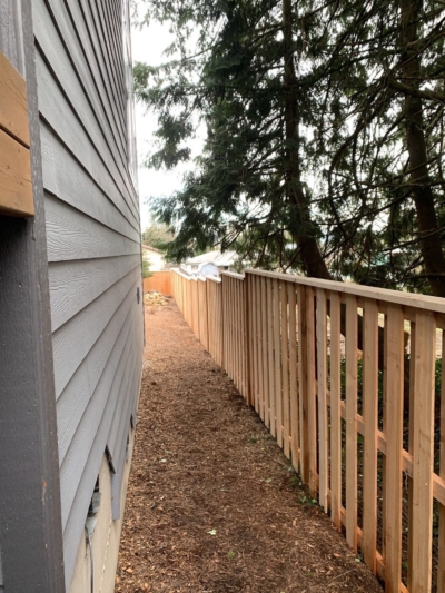1014 Fencing Cedar Good Neighbor good neighbor style cedar fence