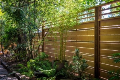 1016 Horizontal Cedar Fencing customized horizontal fence
