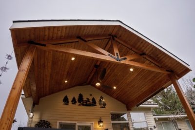1106 Covers Wood Framed Gable cover in Pasco, WA built by Rick's