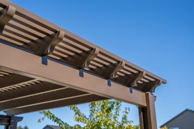 Duralum Pergola 034 aluminum pergola beam end caps