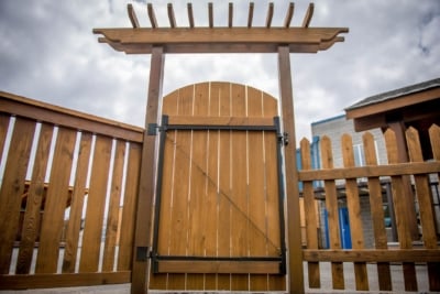 1012 Cedar Gate Gate and trellis