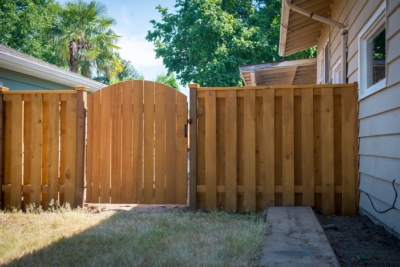 1047 Cedar Gate Solid style wood gate