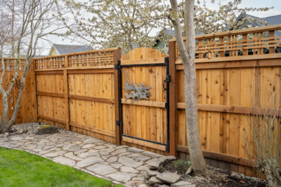 1051 Cedar Gate Round top gate in Monmouth, OR