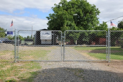 1016 Chain Link Fencing Chain Link Double Drive gate