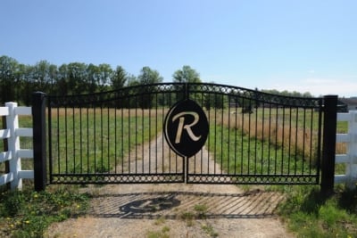 1052 Ornamental Gates Custom steel gate