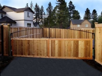 1054 Ornamental Gates custom driveway gate