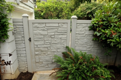 1100 Simulated Gates Simulated Stone Fence Gate