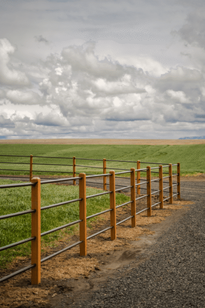 1016 Pipe Rail Fencing Pipe Rail fencing in Pendleton, OR from Rick's