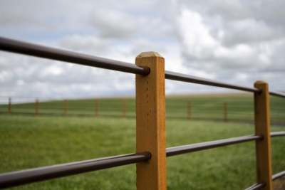 1019 Pipe Rail Fencing Pipe Rail fencing in Pendleton, OR