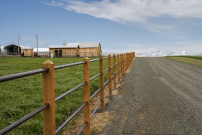 1020 Pipe Rail Fencing Pipe Rail fencing in Pendleton, OR