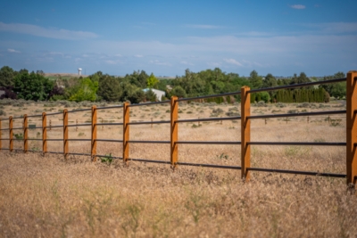 1031 Pipe Rail Fencing Brown Pipe Rail Fencing in Kennewick, WA