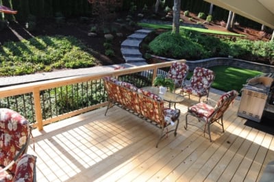 1054 Decking Cedar Port Orford cedar deck