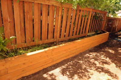 1008 Retaining Walls Retaining Wall amd good neighbor fence