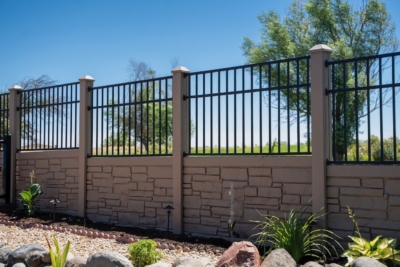 1007 Simulated Rock Fencing