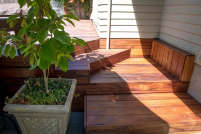 1021 Decking Tigerwood Tigerwood stairs