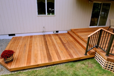 1027 Decking Tigerwood Tigerwood deck