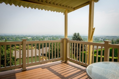 1033 Vinyl Handrails. Tan vinyl railing