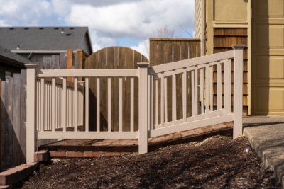 1043 Vinyl Handrails. clay handrail in Salem, Oregon