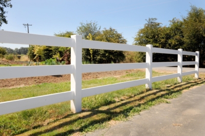 1059 Vinyl Pasture Rail Fencing 3 rail pasture rail fence