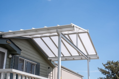 White, Gable Acrylite cover