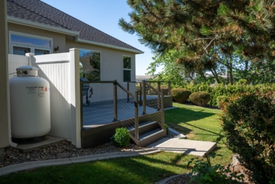 Composite Deck with stairs