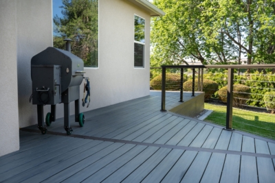 Slate gray deck